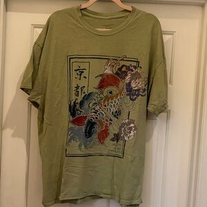 Urban Outfitters Graphic Tee - Olive Green